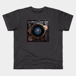 Turntable Retropunk Kids T-Shirt